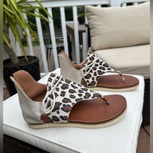 Brand New Leopard Print Sandal Size 8.5